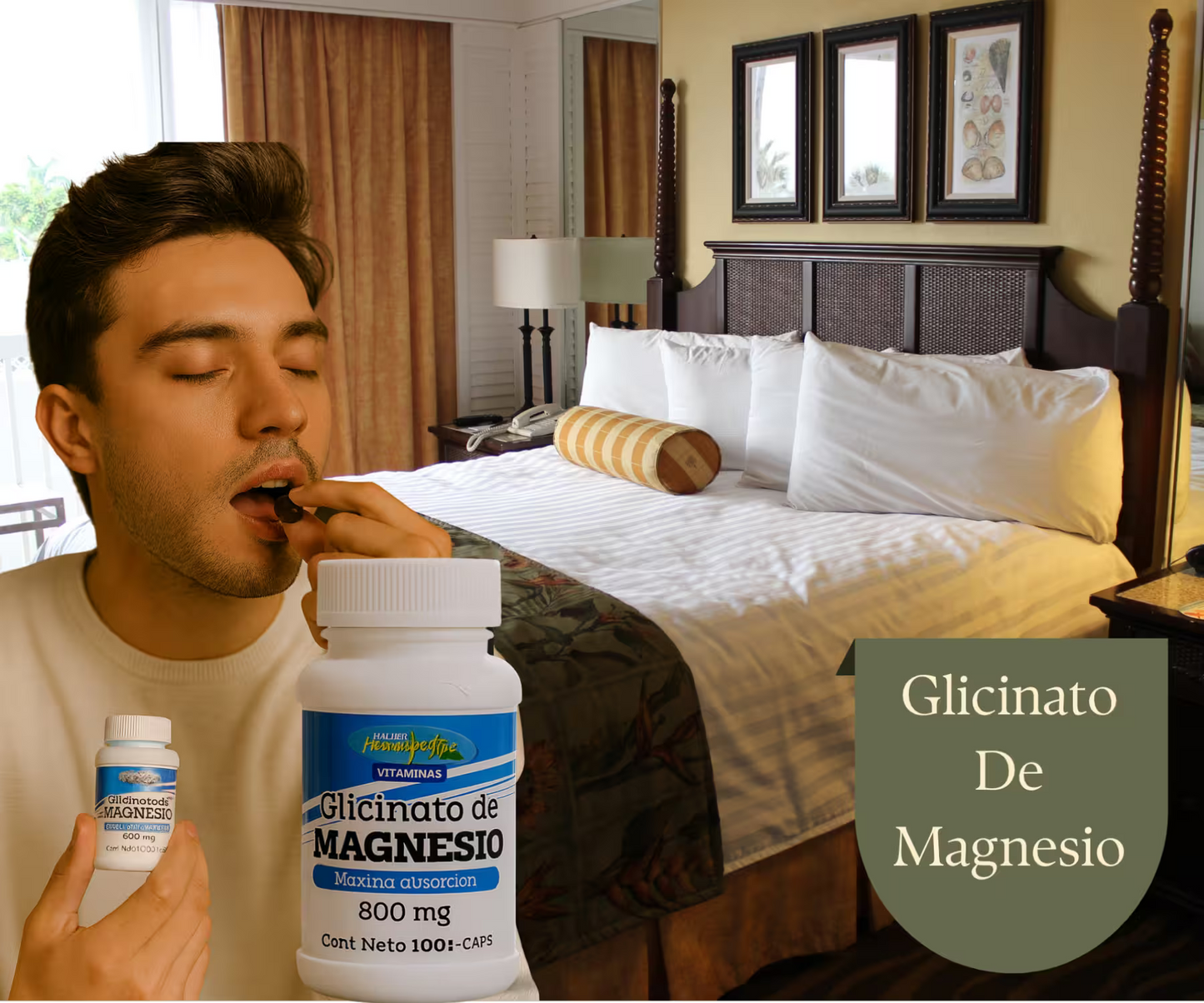 GLICINATO DE MAGNESIO® Mente Tranquila 🧠- Huesos Fuertes🦴