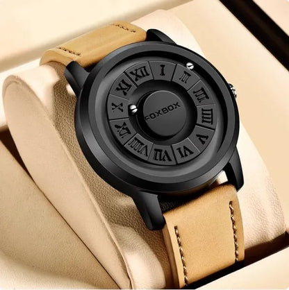 FOXBOX - RELOJ MAGNÉTICO - PULSO DE CUERO