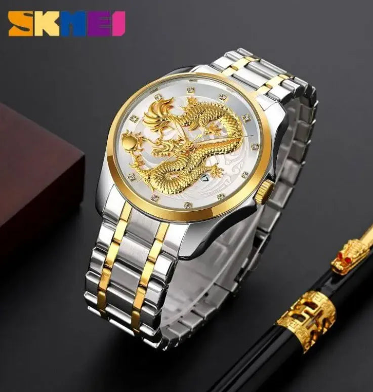 🐉 Reloj SKMEI® Dragón – Poder y Elegancia en tu Muñeca