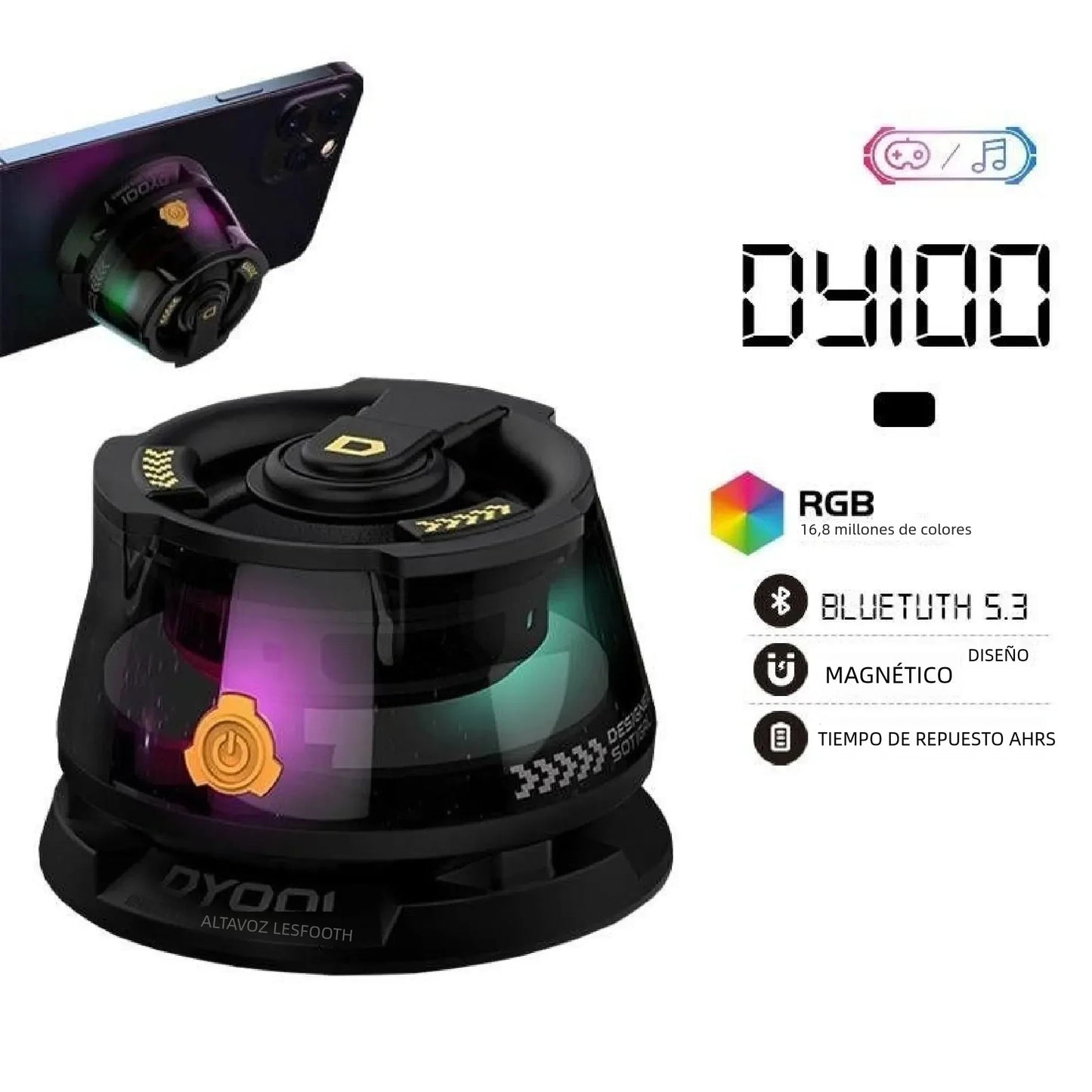 MiniSound® 🔊Mini Parlante Bluetooth Magnético