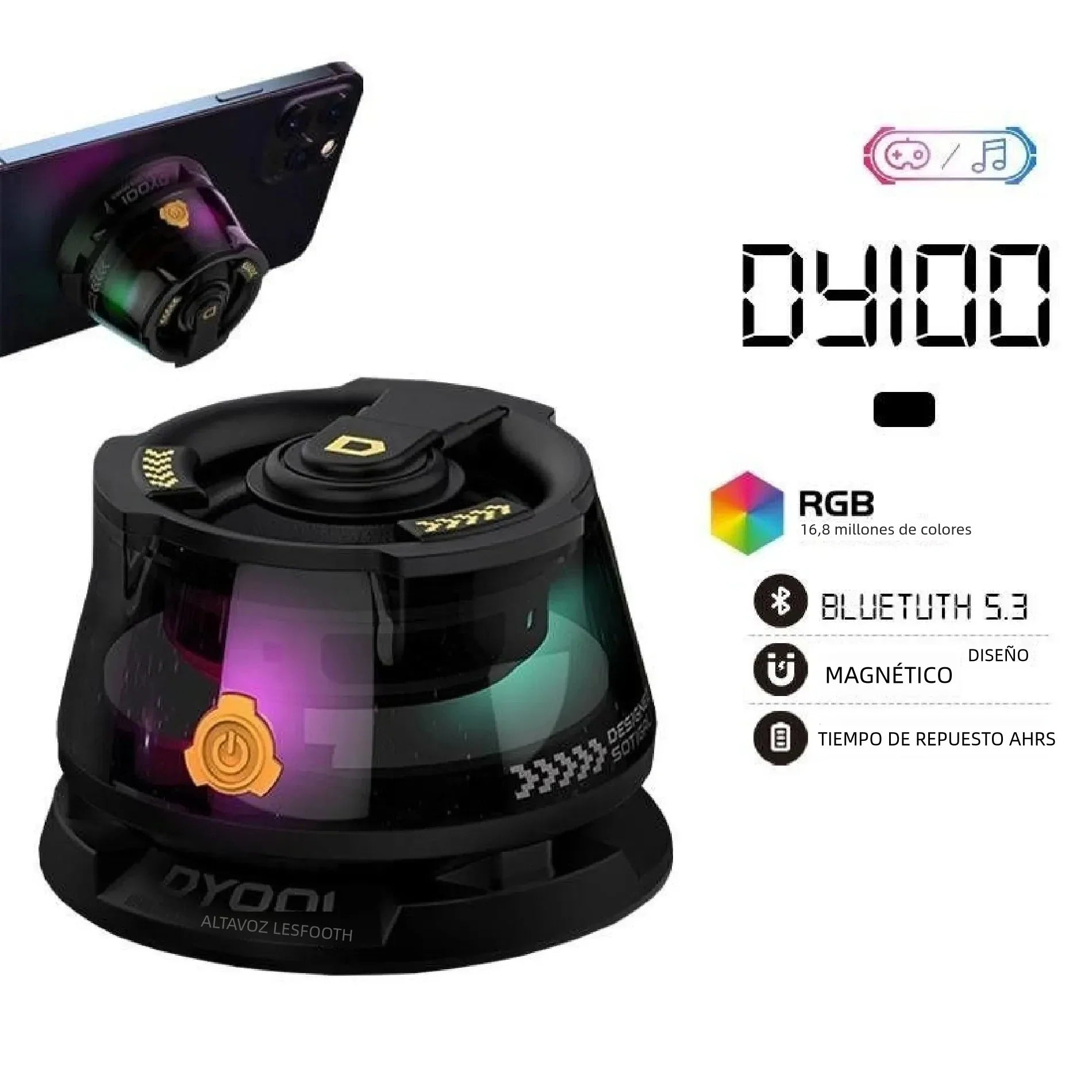 MiniSound® 🔊Mini Parlante Bluetooth Magnético