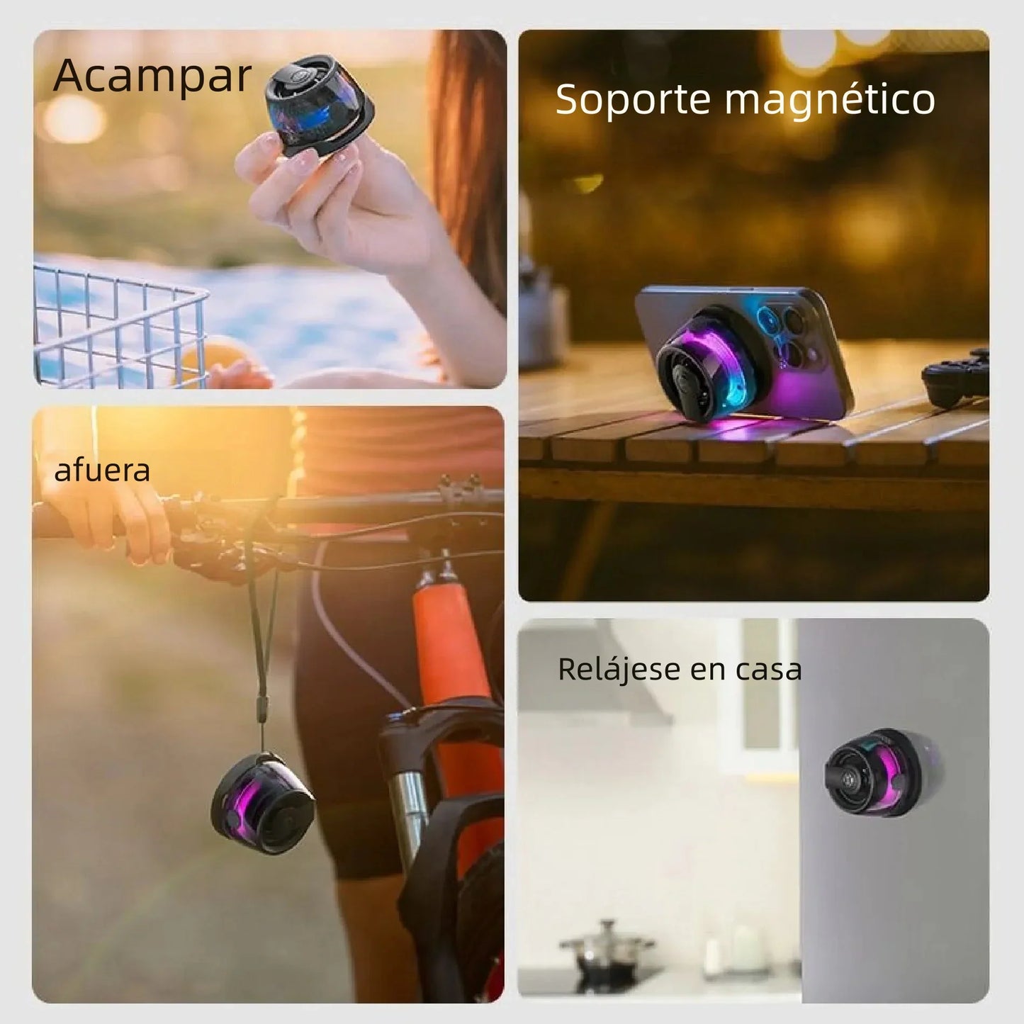 MiniSound® 🔊Mini Parlante Bluetooth Magnético
