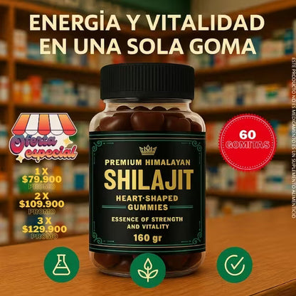 Gummies Shilajit Pro®: Recupera tu Confianza y Potencia Natural🍆+Guía Desata tu Nivel Alfa + Envío Gratis
