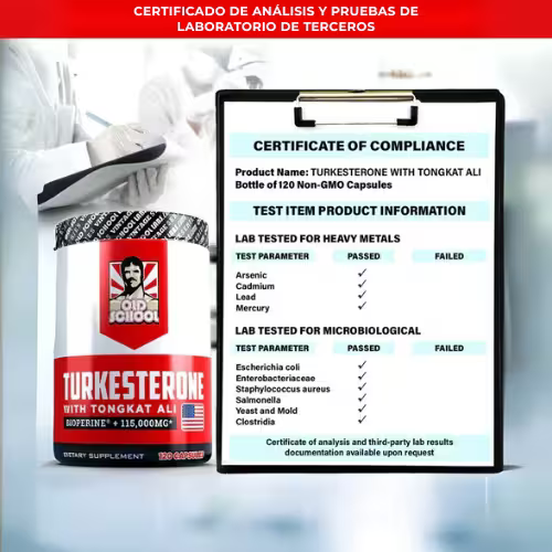 TURKESTERONE®: Potencia sin límites Rendimiento extremo+ Guía "Desata Tu Nivel Alfa"+ Envío Gratis