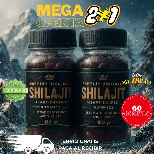 Gummies Shilajit Pro®: Recupera tu Confianza y Potencia Natural🍆+Guía Desata tu Nivel Alfa + Envío Gratis