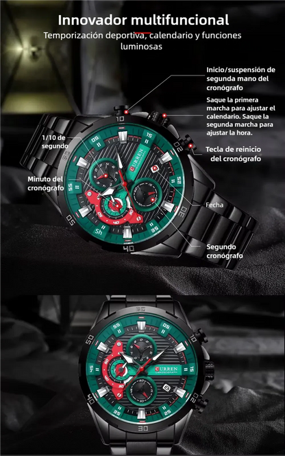 RELOJ CURREN CRONOS® -Original + RELOJ ⌚y 🚚ENVÍO GRATIS