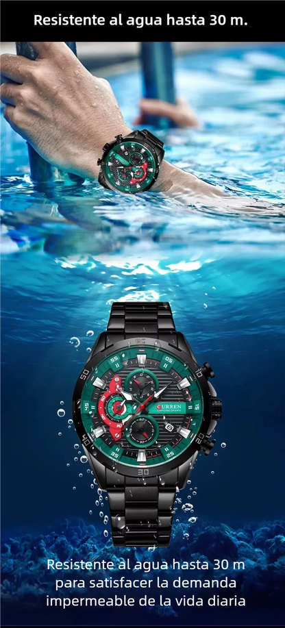 RELOJ CURREN CRONOS® -Original + RELOJ ⌚y 🚚ENVÍO GRATIS
