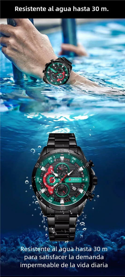 RELOJ CURREN CRONOS® -Original + RELOJ ⌚y 🚚ENVÍO GRATIS