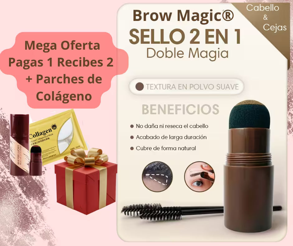 Brow Magic® cejas definidas y perfectas en segundos x 2 unidades