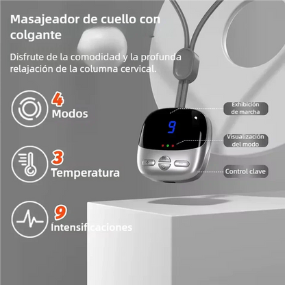 ThermoComfort Pro💆🏻‍Masajeador de Cuello con Micro Pulsos y Calor💆🏻‍
