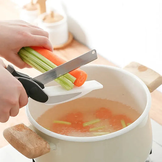 TIJERAS MULTIUSOS PRO - CORTA TUS VEGETALES FÁCIL Y SEGURO