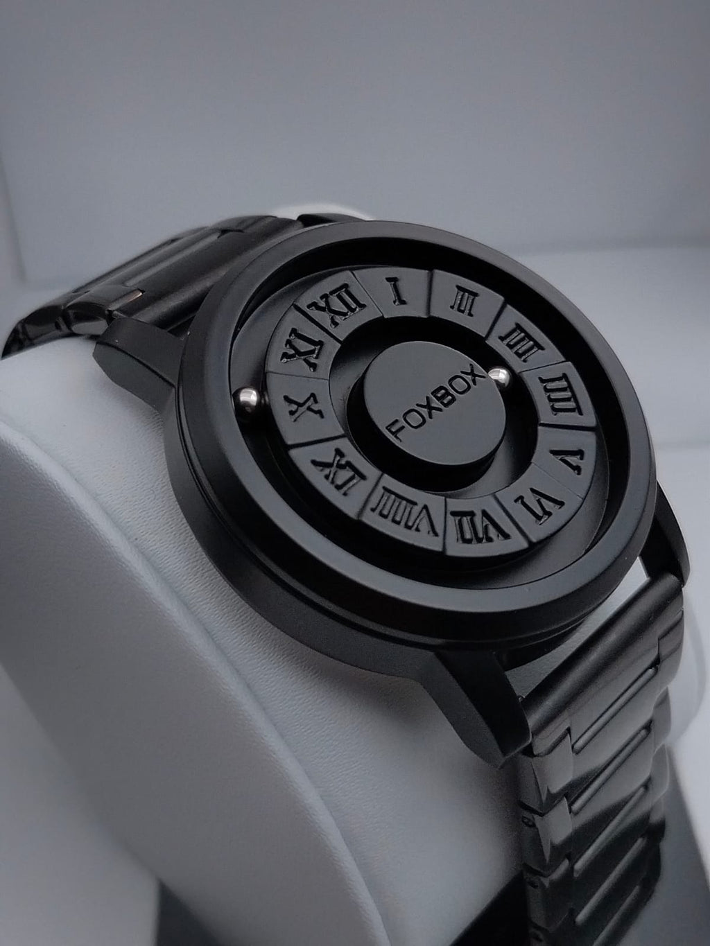 FOXBOX® Original- RELOJ MAGNÉTICO - PULSO DE ACERO INOXIDABLE