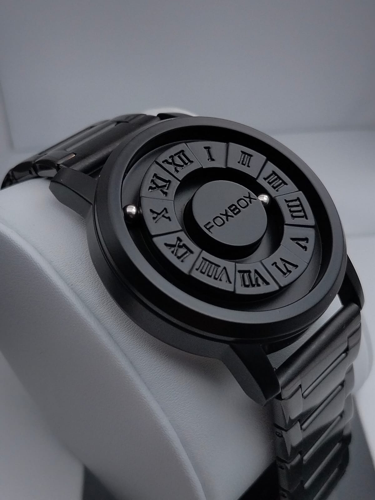 FOXBOX Original- RELOJ MAGNÉTICO - PULSO DE ACERO INOXIDABLE